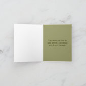 Holiday Female Kardinal Feiertagskarte (Innenseite)