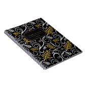 Holiday Festive Deko Gold Foliage Notizblock (Rechte Seite)