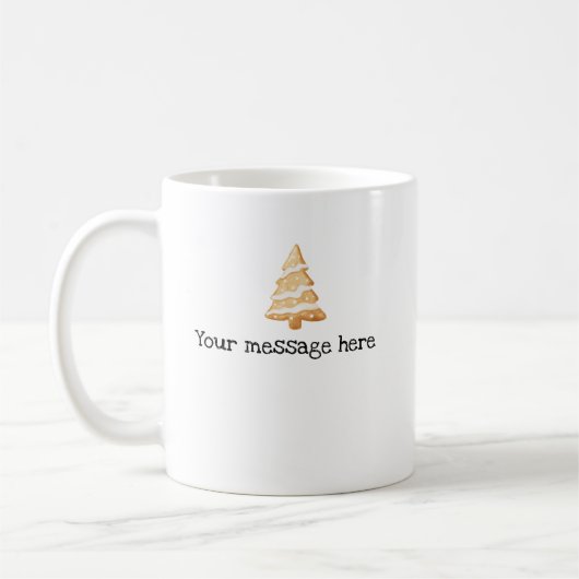 Holiday Festive Mug with Custom Text for Mom & Dad Kaffeetasse (Links)