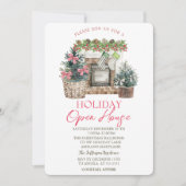 Holiday Fireplace Open House Einladung (Vorderseite)