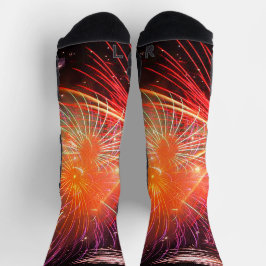 Holiday Fireworks Hochleistungs Athletic Unisex Socken
