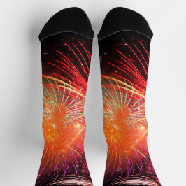 Holiday Fireworks Premium Crew Unisex Socken
