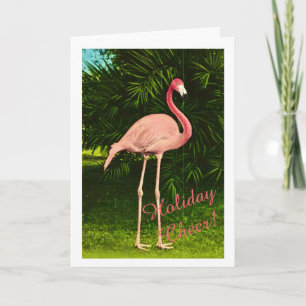 Holiday Flamingo Karte