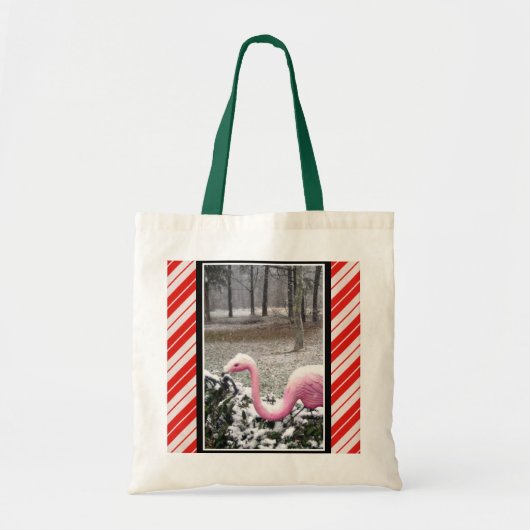 Holiday Flamingo Tote Bag Tragetasche (Vorne)