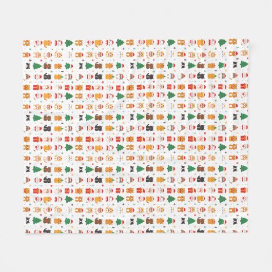 Holiday Fleece Blanket (Vorderseite (Horizontal))