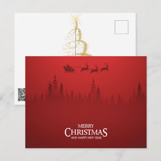 Holiday Flight Postkarte (Vorne/Hinten)