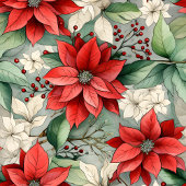 Holiday Floral Blanket Red Poinsettia Cozy Throw Fleecedecke
