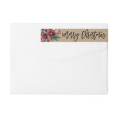 Holiday Floral Frohe Weihnachten (Rückseite)