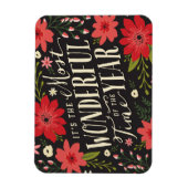 Holiday Floral Magnet (Vertikal)