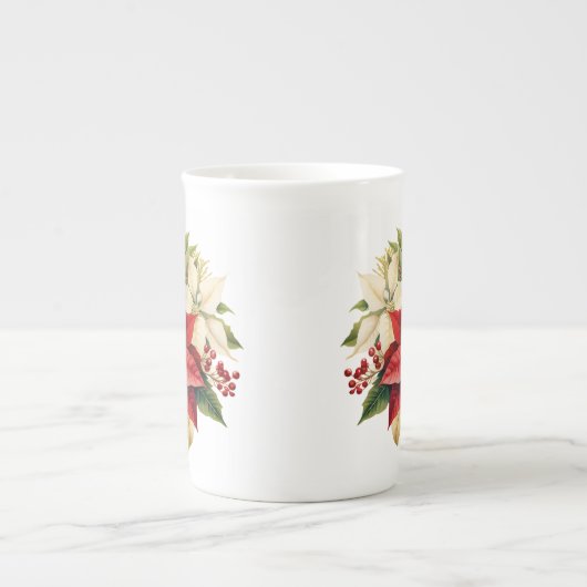 Holiday Floral Porzellantasse (Vorderseite)