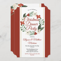 Holiday Floral WURDE Weihnachtsfest Party