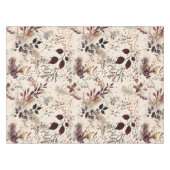 Holiday florale, wasserfarbene Blume Tischdecke (Vorderseite (Horizontal))