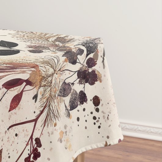 Holiday florale, wasserfarbene Blume Tischdecke (Beispiel)