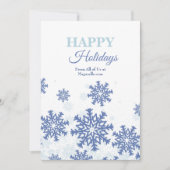 Holiday Flurries Urlaubskarte Feiertagskarte (Vorderseite)