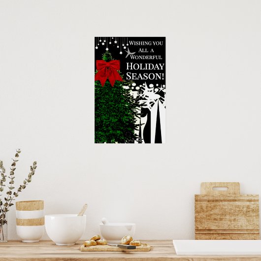 HOLIDAY FOAM BOARD POSTER (Küche)