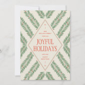 Holiday Foliage Quadrant Feiertagskarte (Vorderseite)