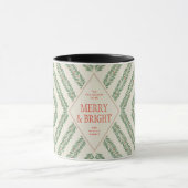 Holiday Foliage Quadrant Ivory and Green Tasse (Zentrum)