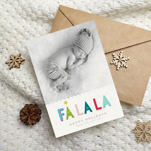 HOLIDAY FOTO fa la la fett bunt hell Typ A Ankündigung