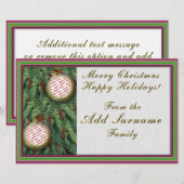Holiday Foto Frame Writing Briefpapier (Vorne/Hinten)