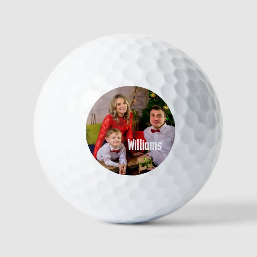 Holiday Foto Golf Ball (Vorderseite)
