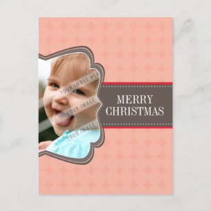 HOLIDAY FOTO POSTCARD :: dekorativeband 6P Feiertagspostkarte