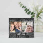 Holiday Foto Postcard dunkle Tapete Feiertagspostkarte (Stehend Vorderseite)