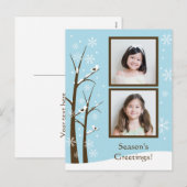 Holiday Foto Postkarte (Vorne/Hinten)