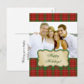 Holiday Foto Postkarte (Vorne/Hinten)