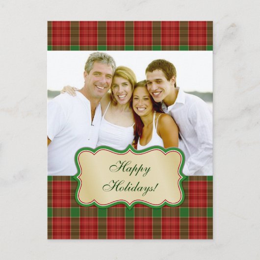 Holiday Foto Postkarte (Vorderseite)