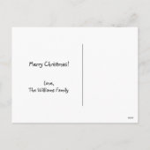 Holiday Foto Postkarte (Rückseite)