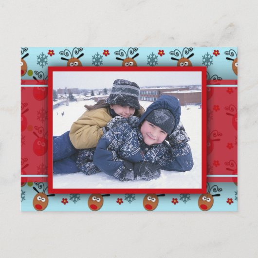 Holiday Foto Postkarte (Vorderseite)