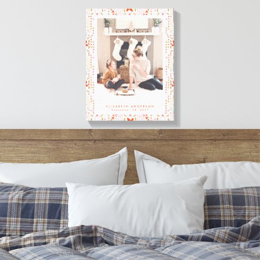 Holiday Frame Canvas Print Leinwanddruck (Insitu (Schlafzimmer))
