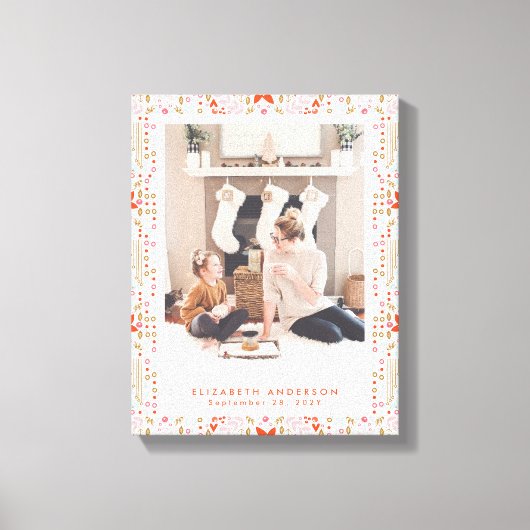 Holiday Frame Canvas Print Leinwanddruck (Vorderseite)