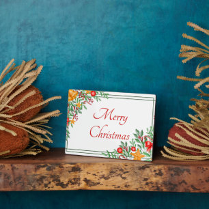 Holiday Frame Fotoplatte