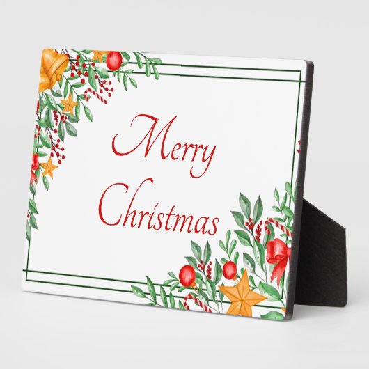 Holiday Frame Fotoplatte (Seite)