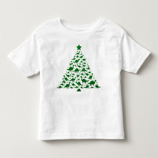 Holiday Fun Dinosaur Weihnachten Kleinkind T-shirt (Vorderseite)