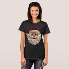 Holiday Fun - Faux Yarn Santa T-Shirt