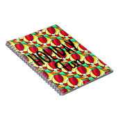 Holiday Fun fröhliche Ball Motivation Journal Notizblock (Rechte Seite)
