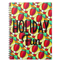 Holiday Fun fröhliche Ball Motivation Journal