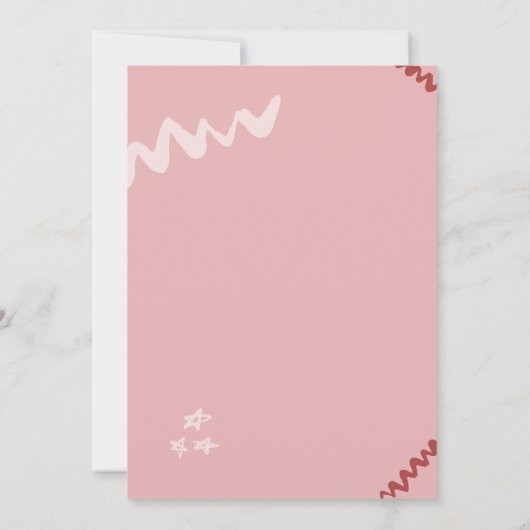 Holiday Fun wartet auf Sie Einladung (Rückseite)