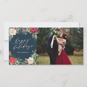 Holiday Garden Foto-Karte Feiertagskarte