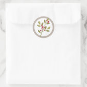 Holiday Garland Christmas Berry Umschlag Aufkleber (Tasche)