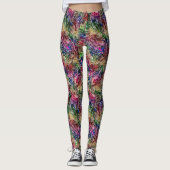 Holiday Garland Mehrfarbige Leggings (Vorderseite)