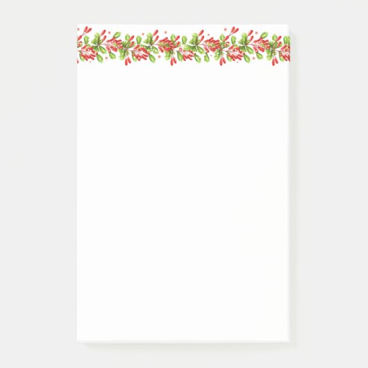 Holiday Garland Post-it-Hinweise Post-it Klebezettel (Vorderseite)