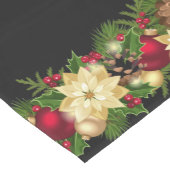 Holiday Garland Table Runner Mittelgroßer Tischläufer (Ecke)