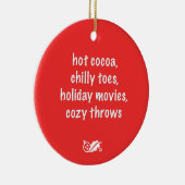 Holiday Geem Red Ornament (Rechts)