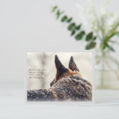 Holiday German Shepherd Feiertagspostkarte (Stehend Vorderseite)