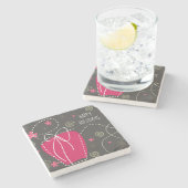 Holiday Geschenke Stone Untersetzer (Seitenansicht)