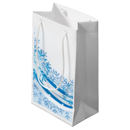 Holiday Gift Bag Kleine Geschenktüte (Vorderseite Schrägansicht)