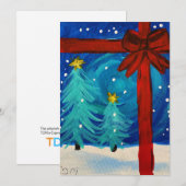 Holiday Gift Feiertagskarte (Vorne/Hinten)